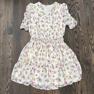 Current Air Floral V-Neck Blouse